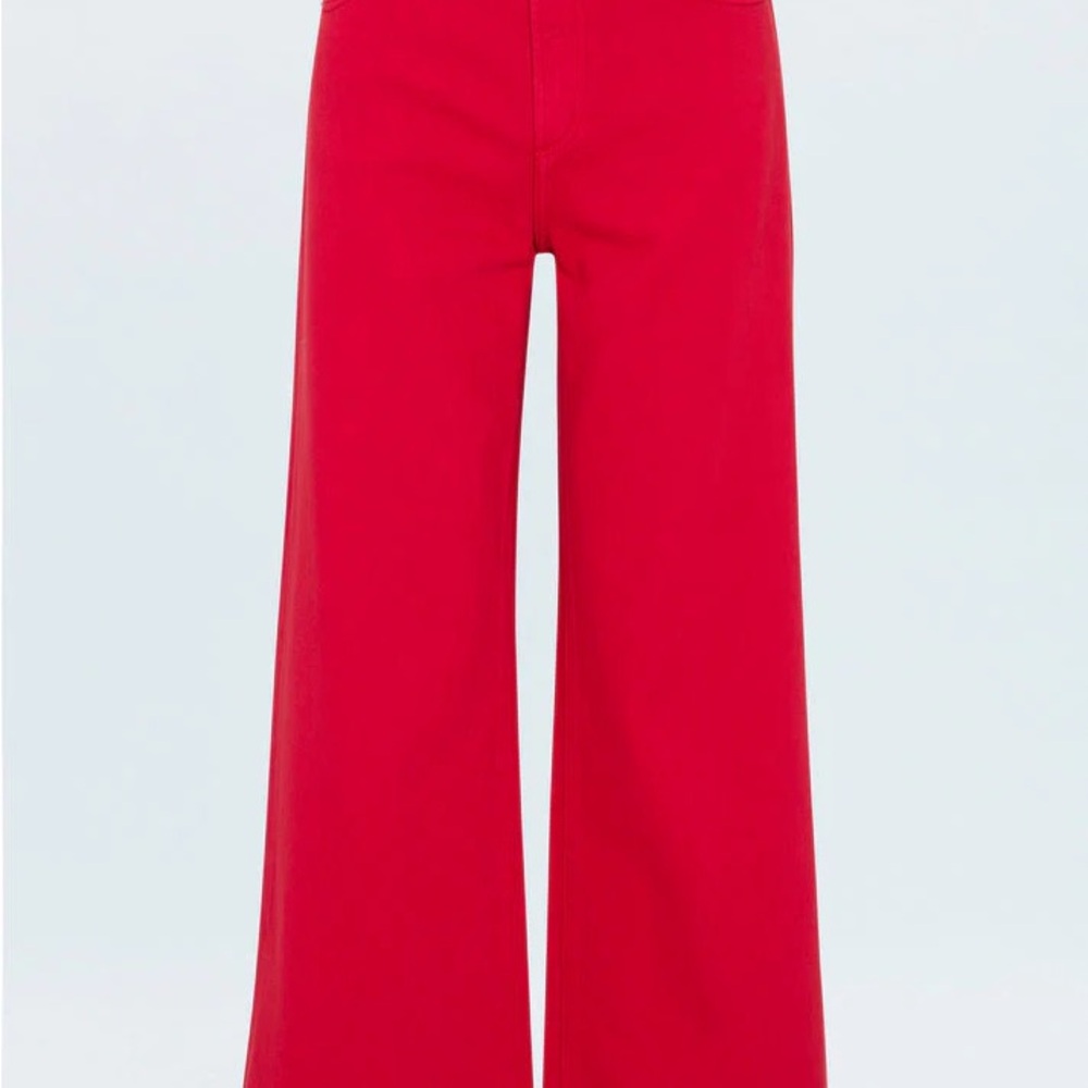 NWT Pistola Red SAMBA JADYN LOW SLUNG PALAZZO PANT Size 25 - Picture 4 of 8